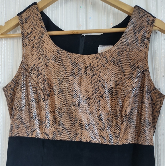 Vintage Faux Snake Skin Dress - Picture 4 of 8